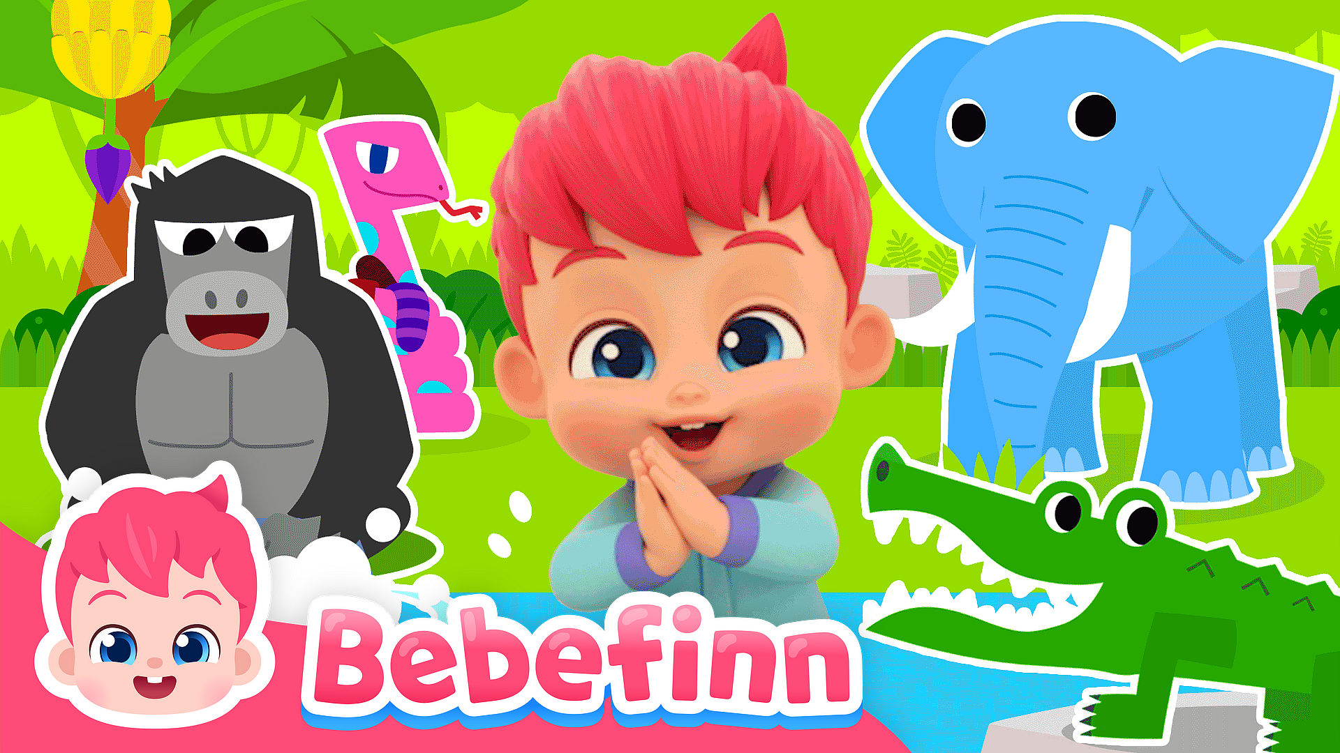 베베핀과 공룡 동물 친구 (영어)