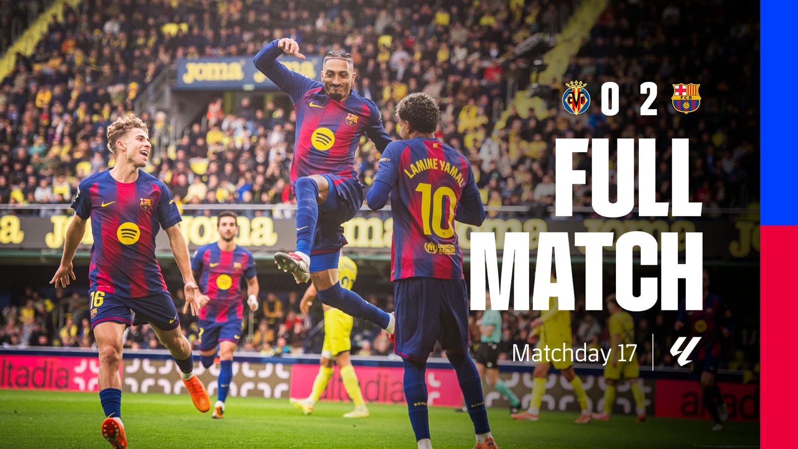 PARTIDO COMPLETO | Villarreal - Barça | La Liga 2025/2026