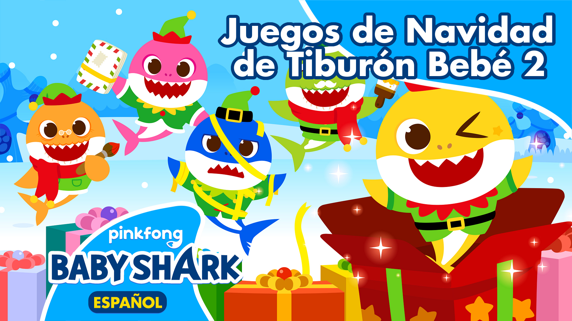 Juegos de Navidad de Tiburón Bebé 2