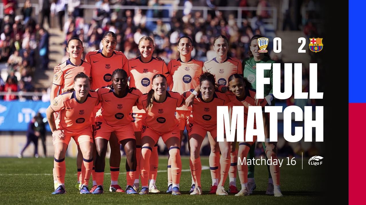 PARTIDO COMPLETO | Alhama - Barça | Liga F 2025/2026