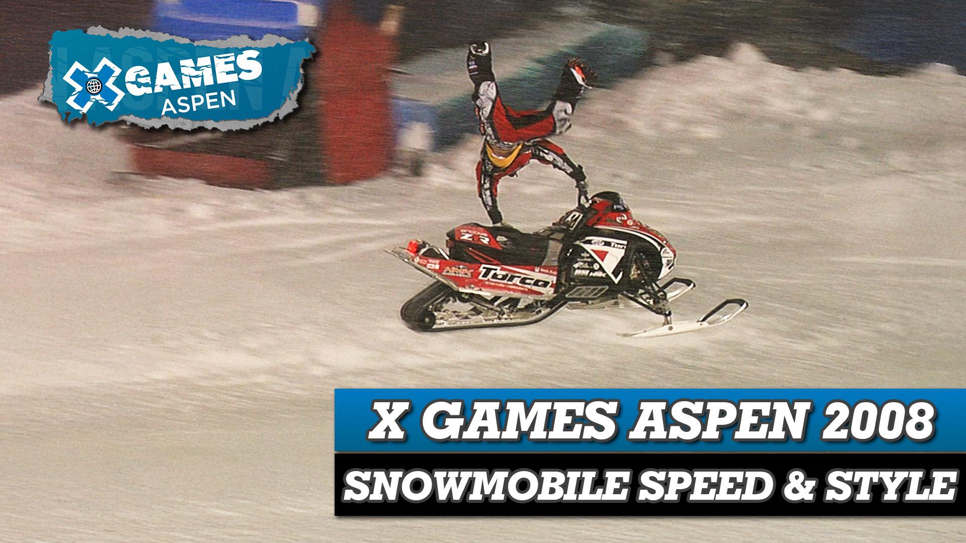 X Games Aspen 2008: Snowmobile Speed & Style