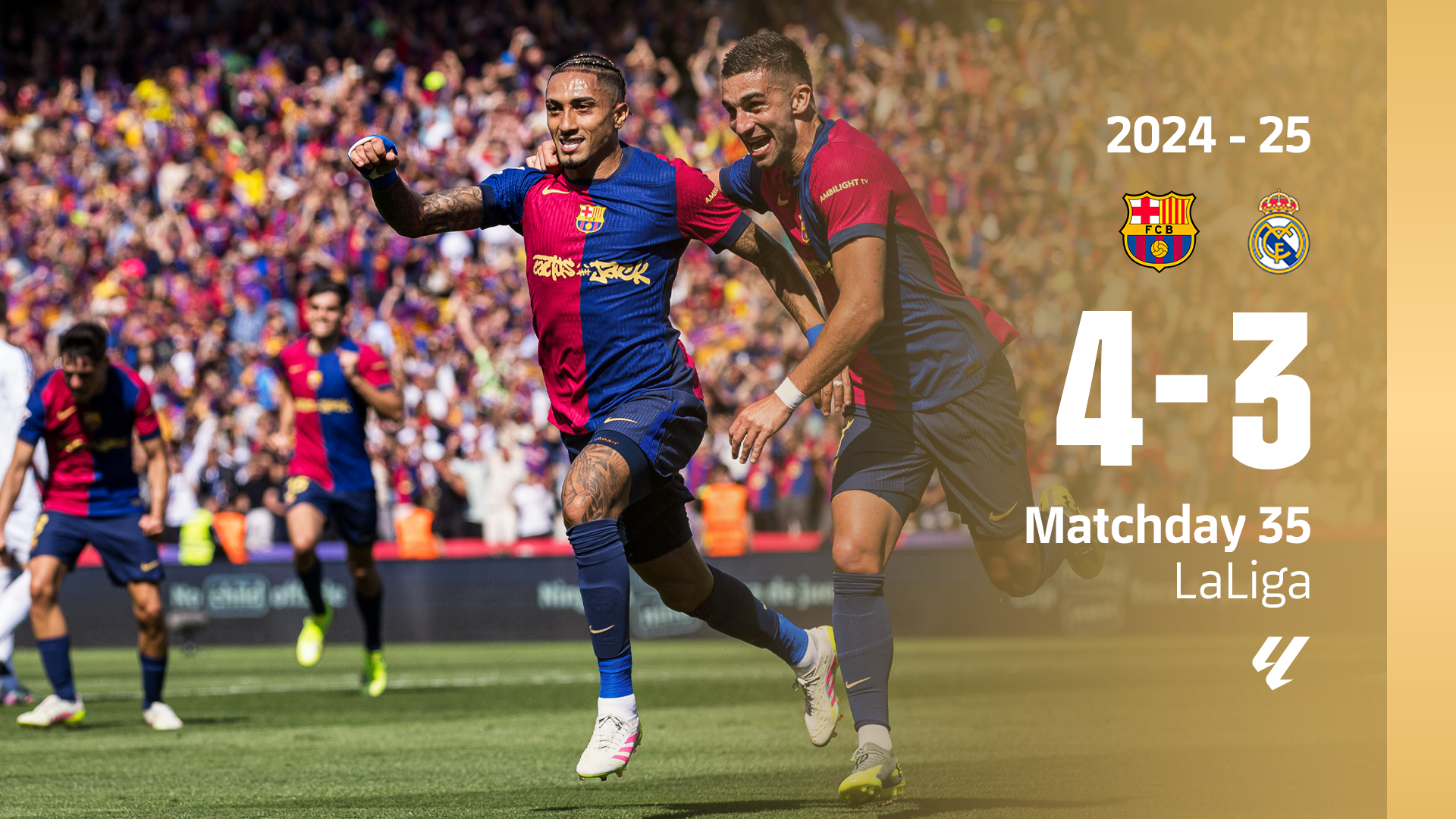 PARTIDO COMPLETO | Barça - Reial Madrid  | La Liga 2024/2025