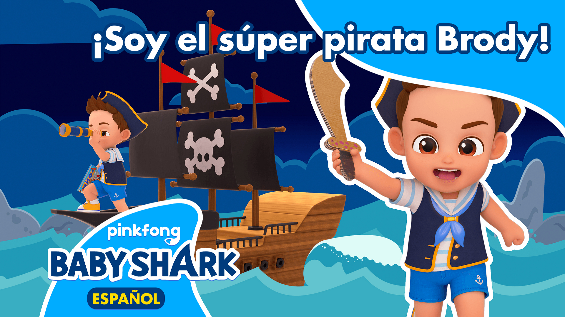 ¡Soy el súper pirata Brody!