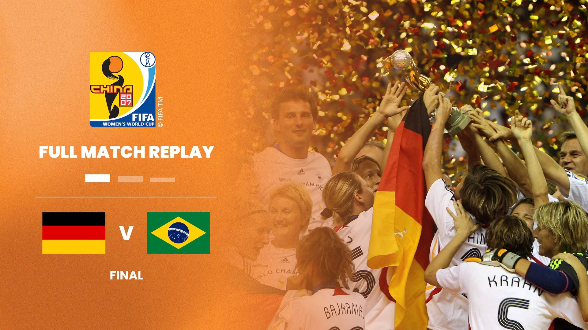 Alemania vs Brasil | Final | Copa Mundial Femenina de la FIFA China 2007™ | Partido Completo