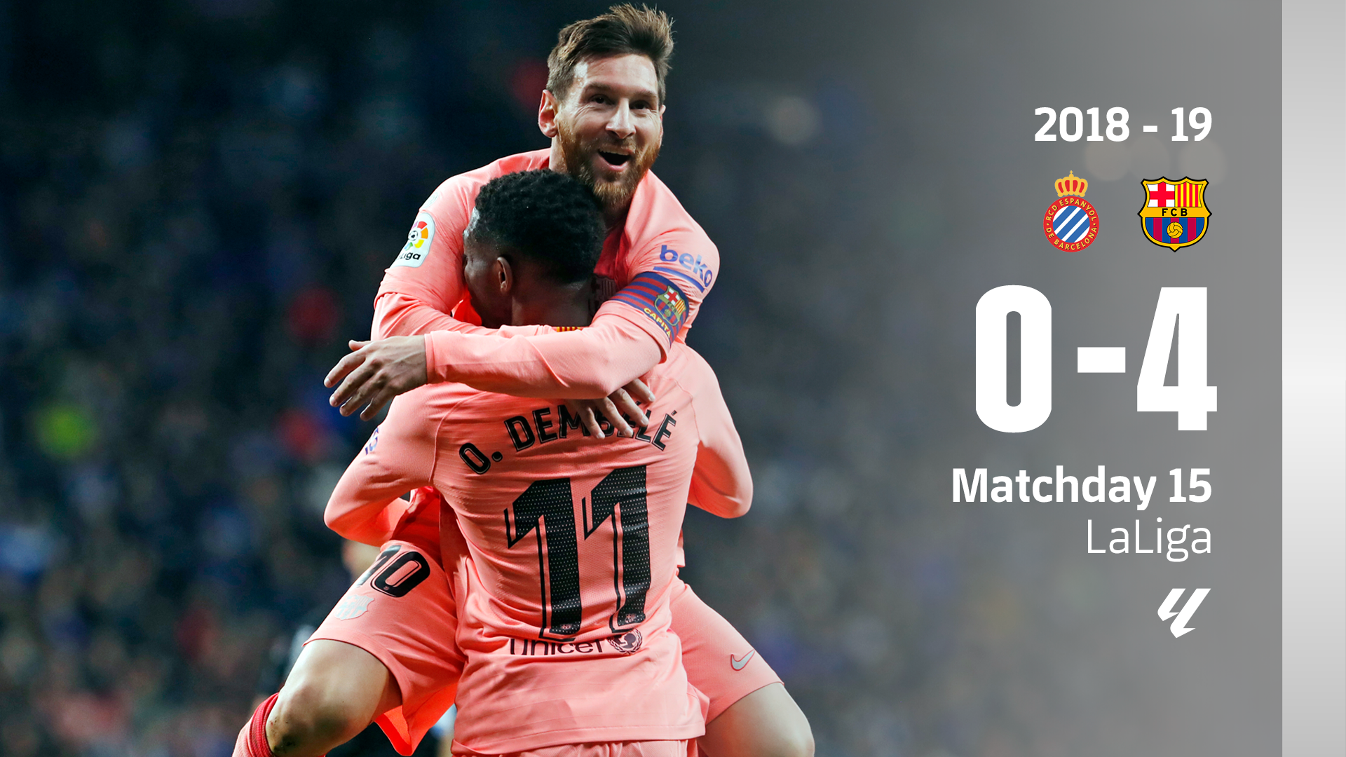 PARTIDO COMPLETO | Espanyol - Barça | LaLiga 2018/2019