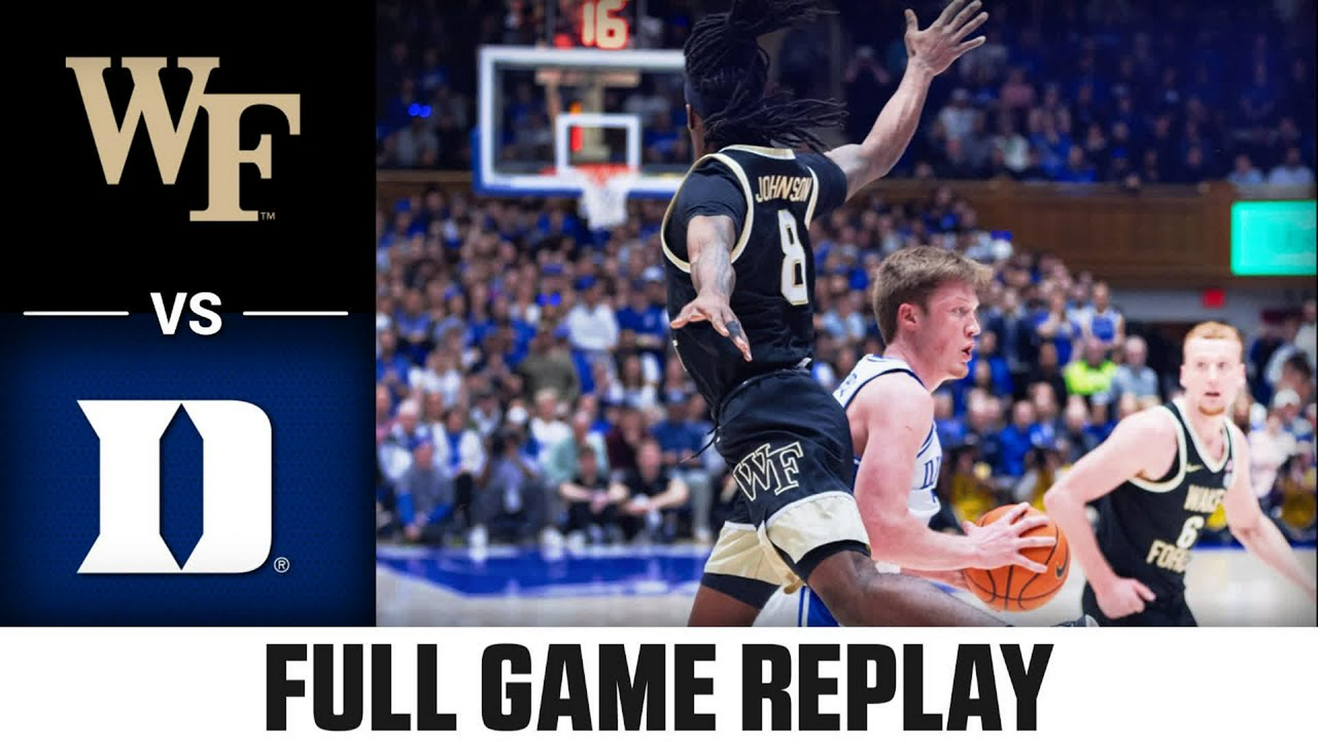 Wake Forest vs. Duke (3.3.25) MBB Replay