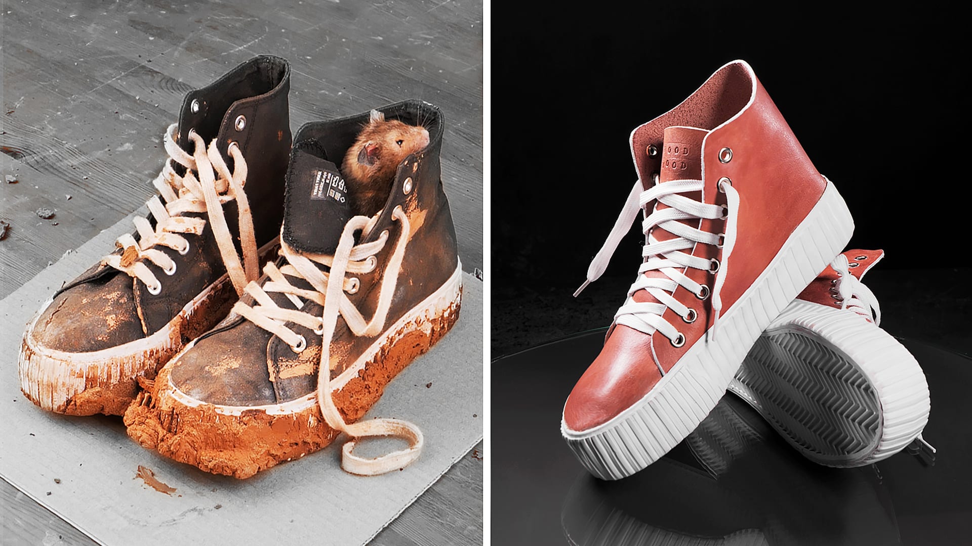 Productos fantásticos de cuero y metal