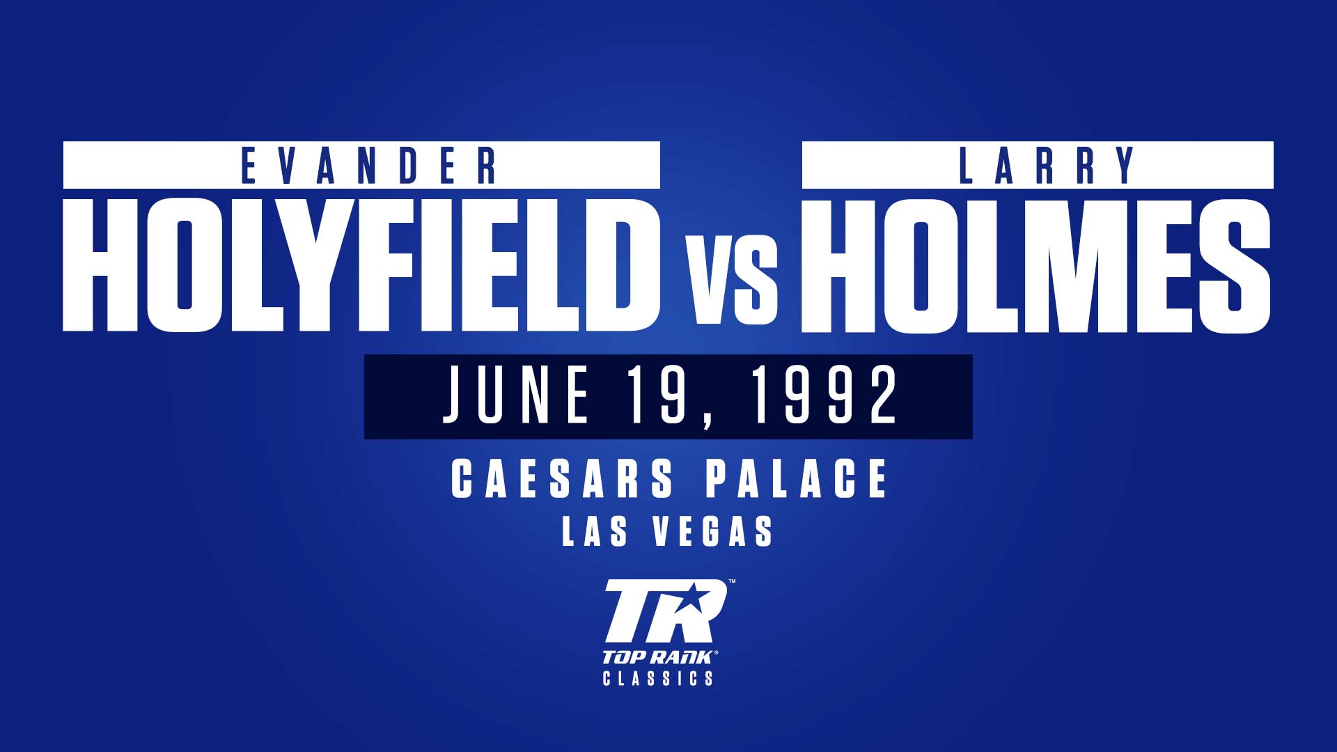 Evander Holyfield vs Larry Holmes