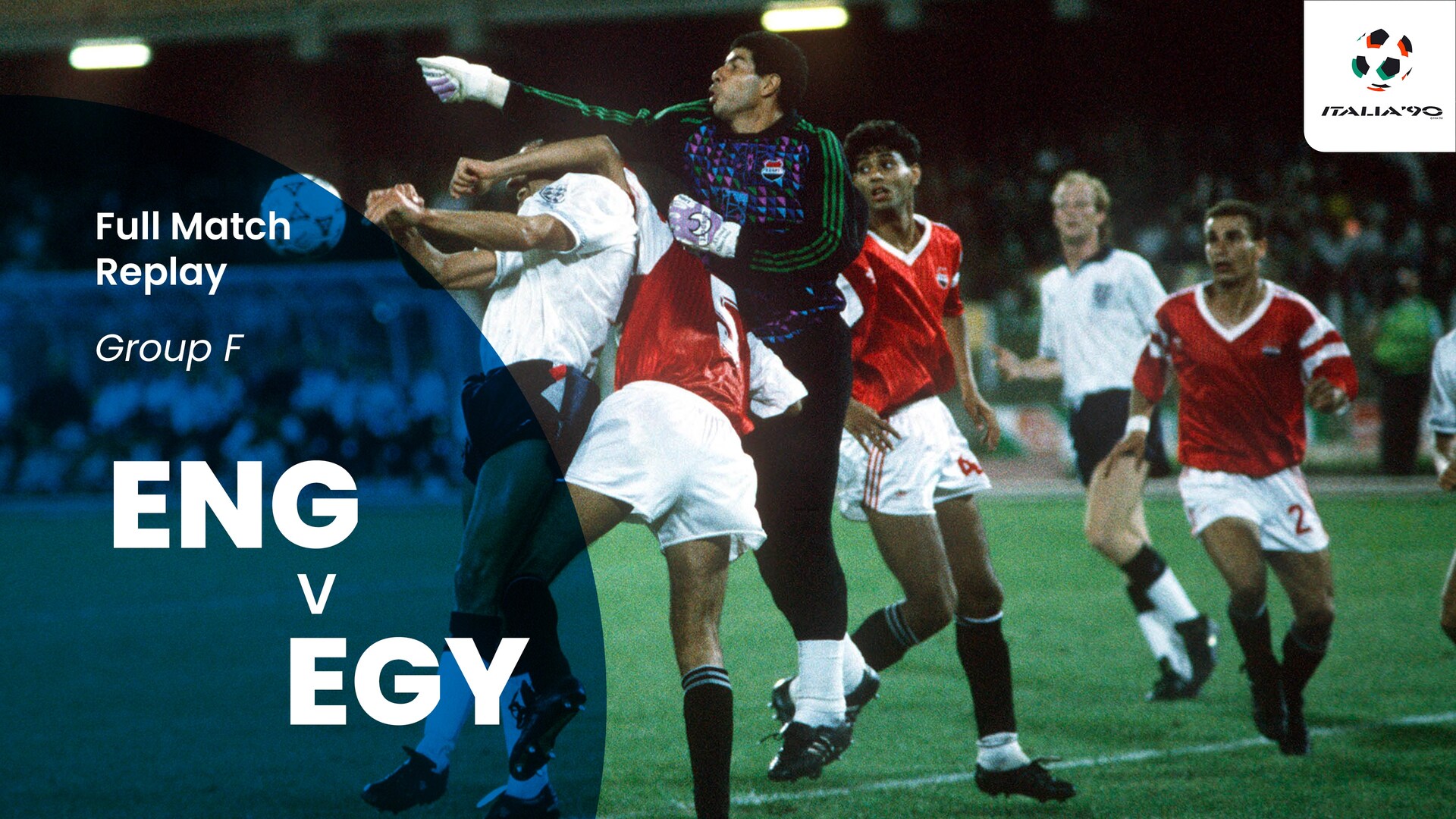 England v Egypt | Group Matches | 1990 FIFA World Cup Italy™ | Full Match Replay