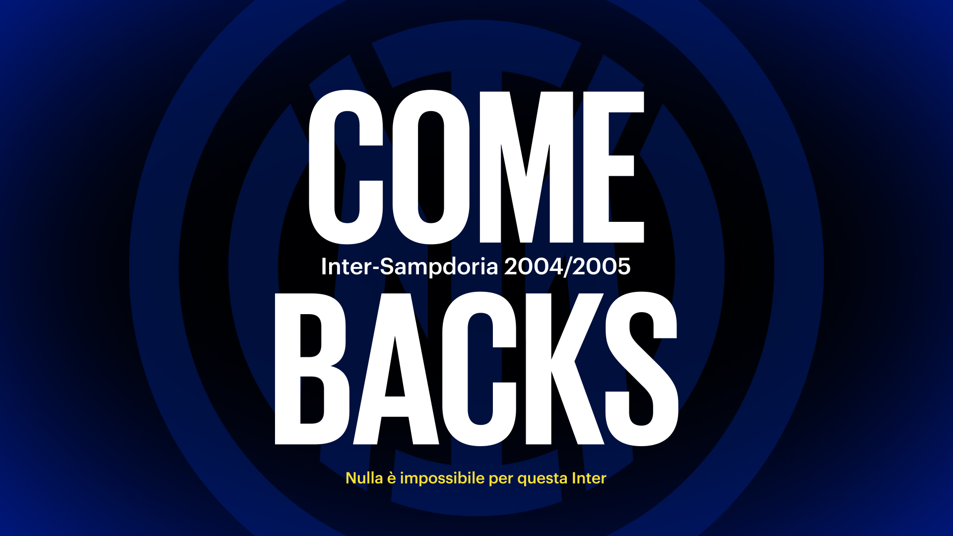 Inter Comebacks Pt 05 Inter Sampdoria 2004 05