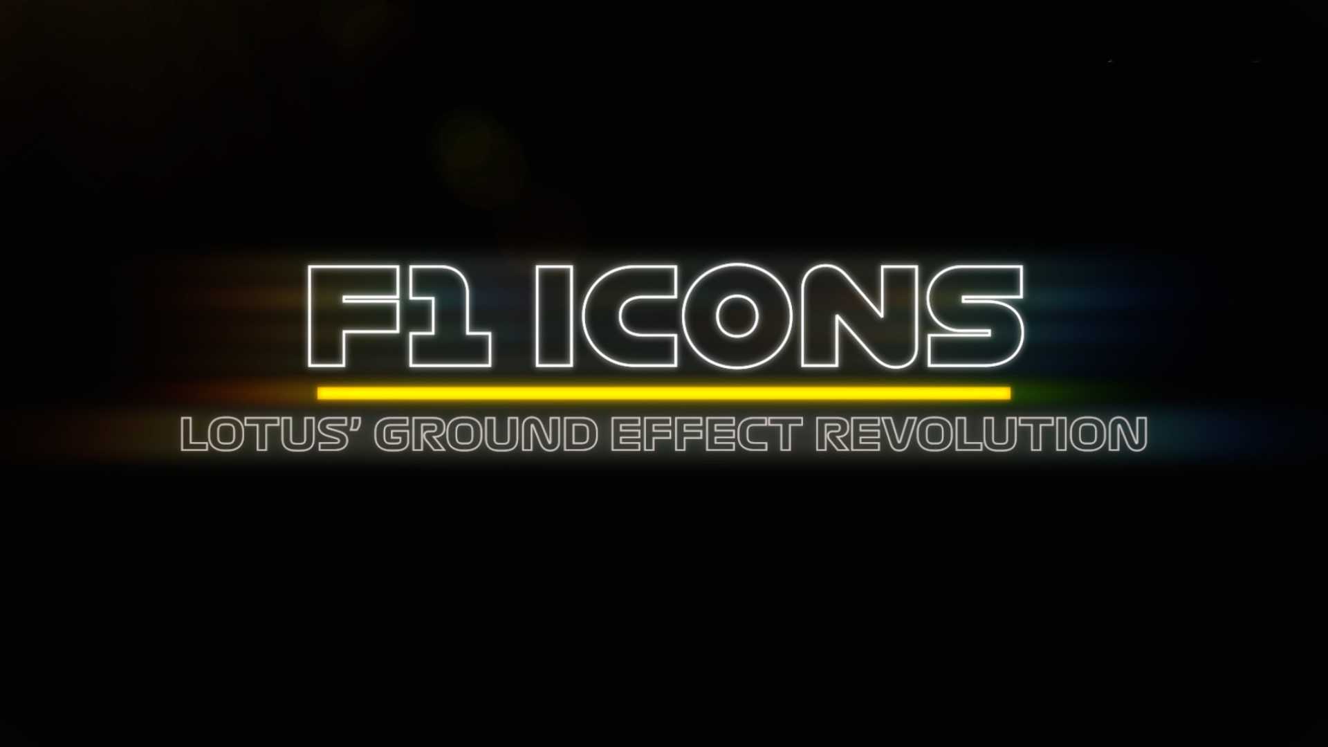 F1 Icons: Lotus' Ground Effect Revolution