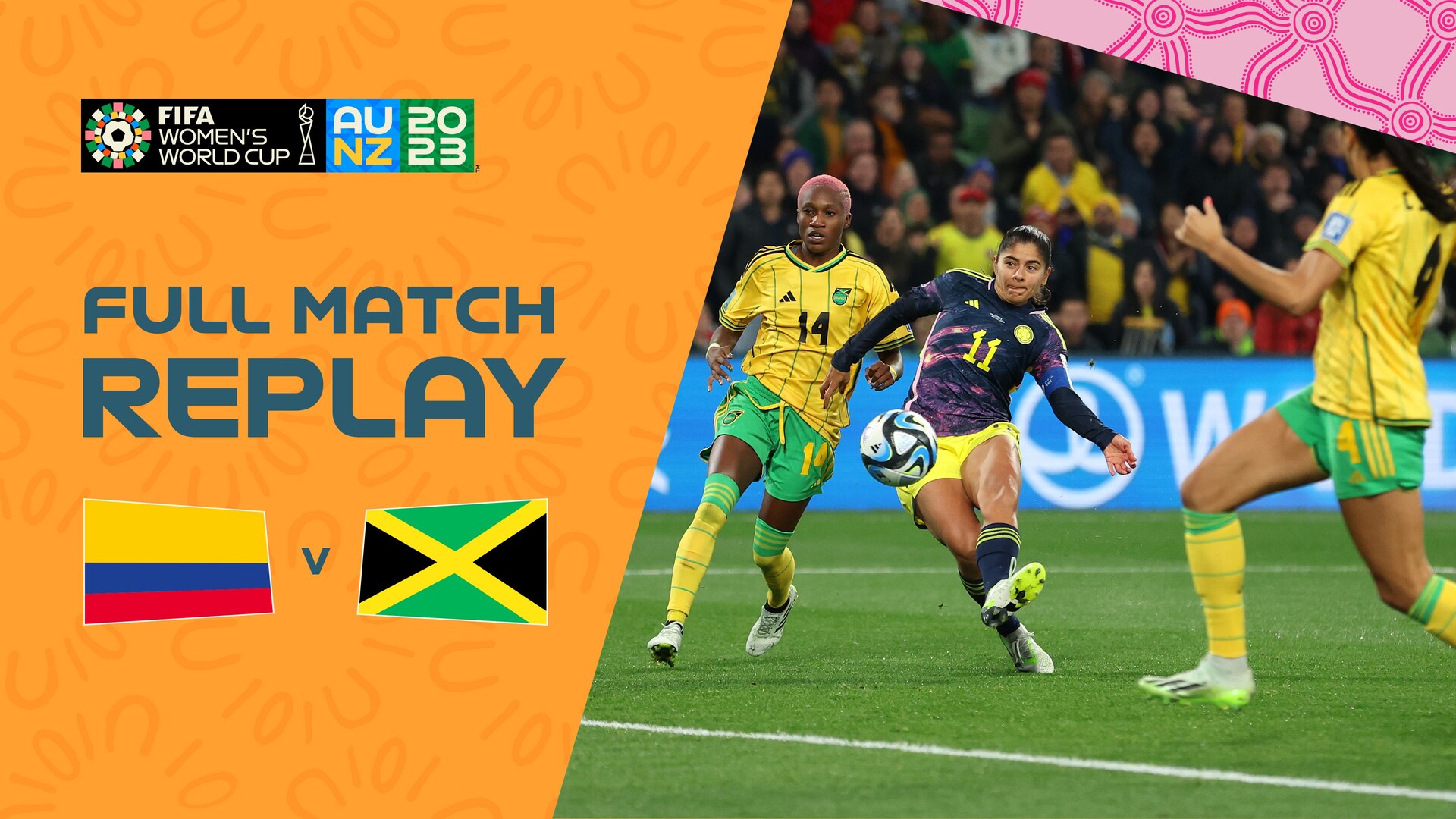 Colombia vs Jamaica | Octavos de final | Copa Mundial Femenina de la FIFA Australia & Nueva Zelanda 2023™ | Partido Completo