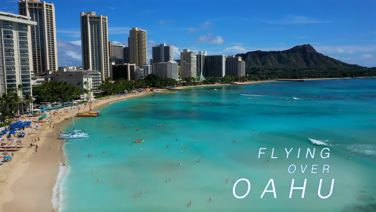 Flying Over Oahu