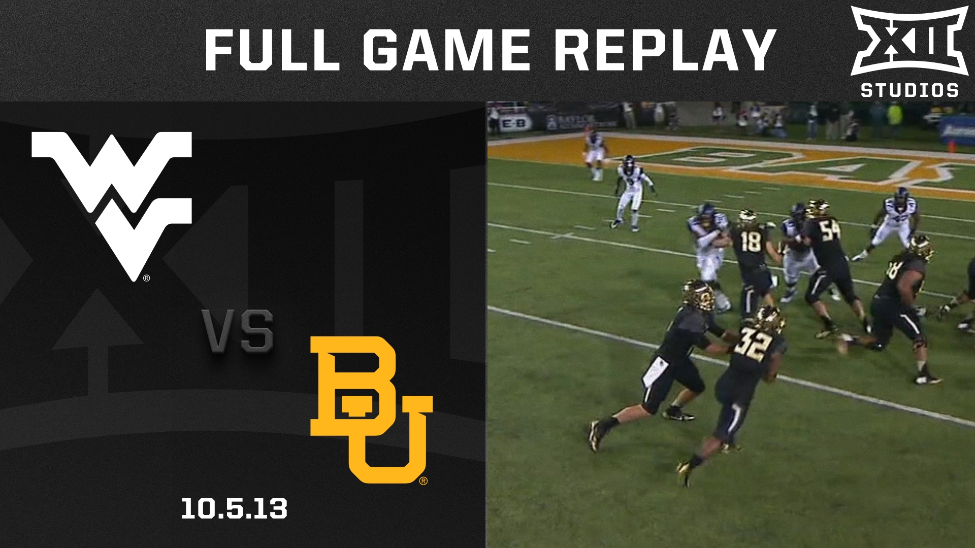West Virginia vs. Baylor Football 10.5.13