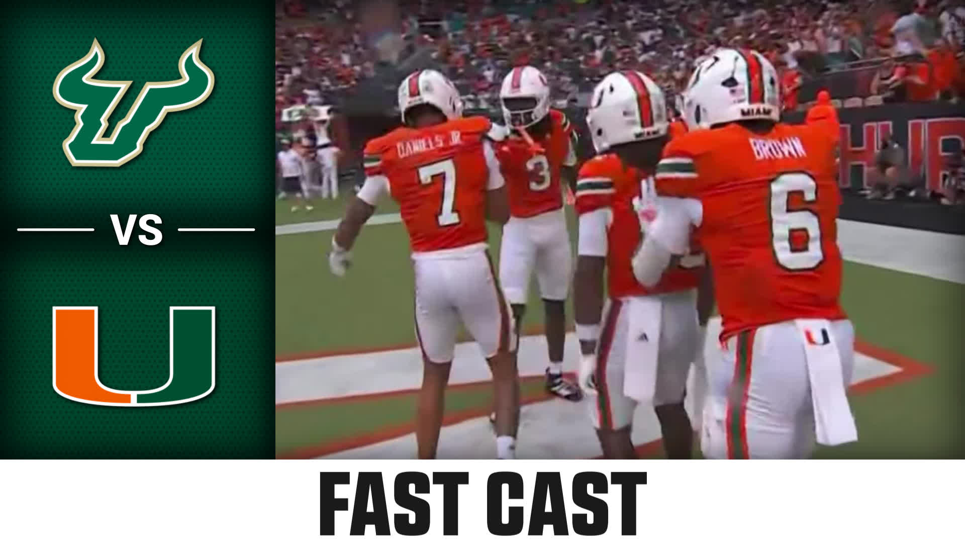 South Florida vs. Miami 2025 Week 3 Fast Cast
