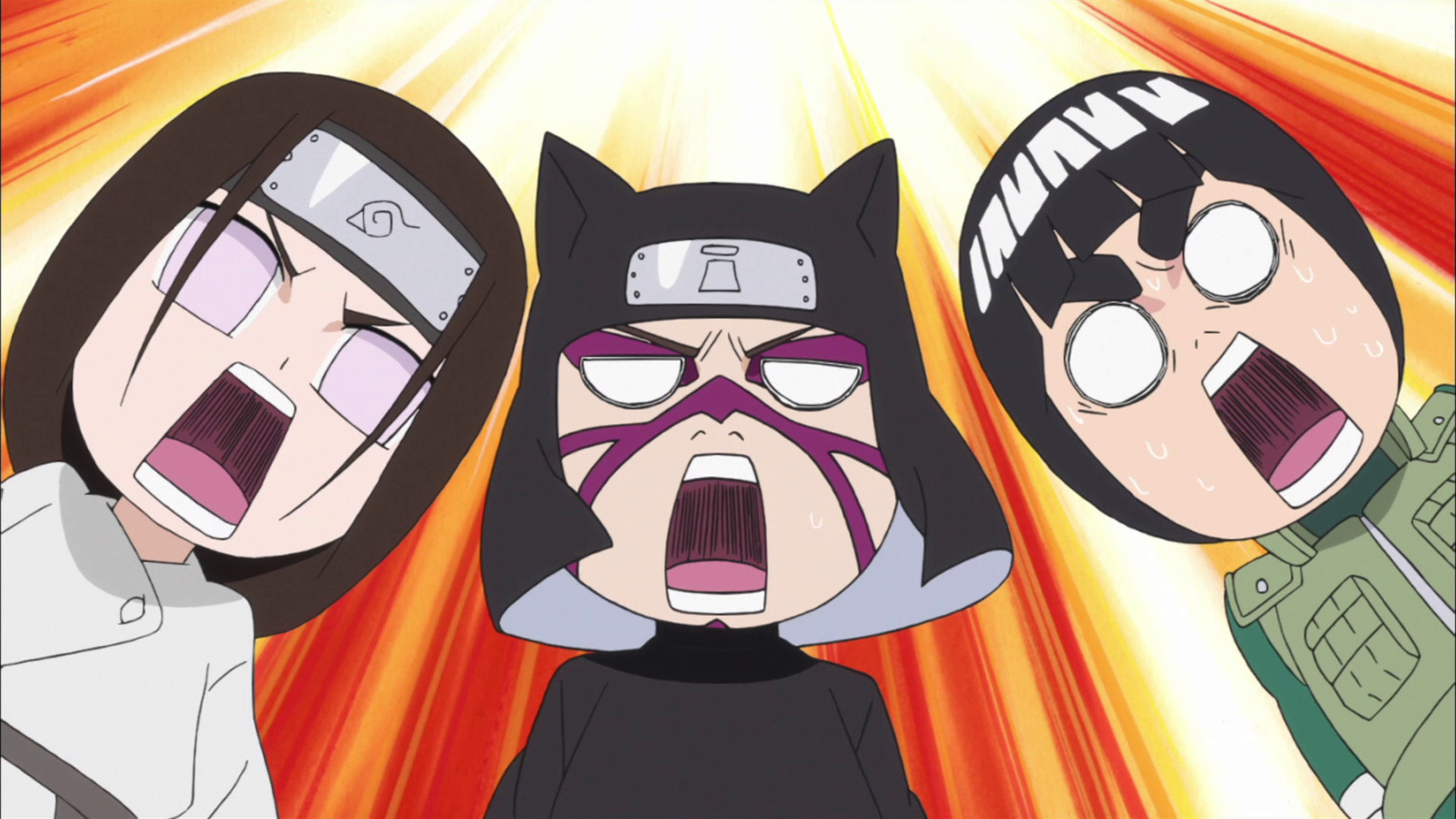 Naruto Spin Off! Rock Lee & seine Ninja Kumpels – S02E10 – Tenten gegen Temari! / Orochimarus Suche nach Liebe!