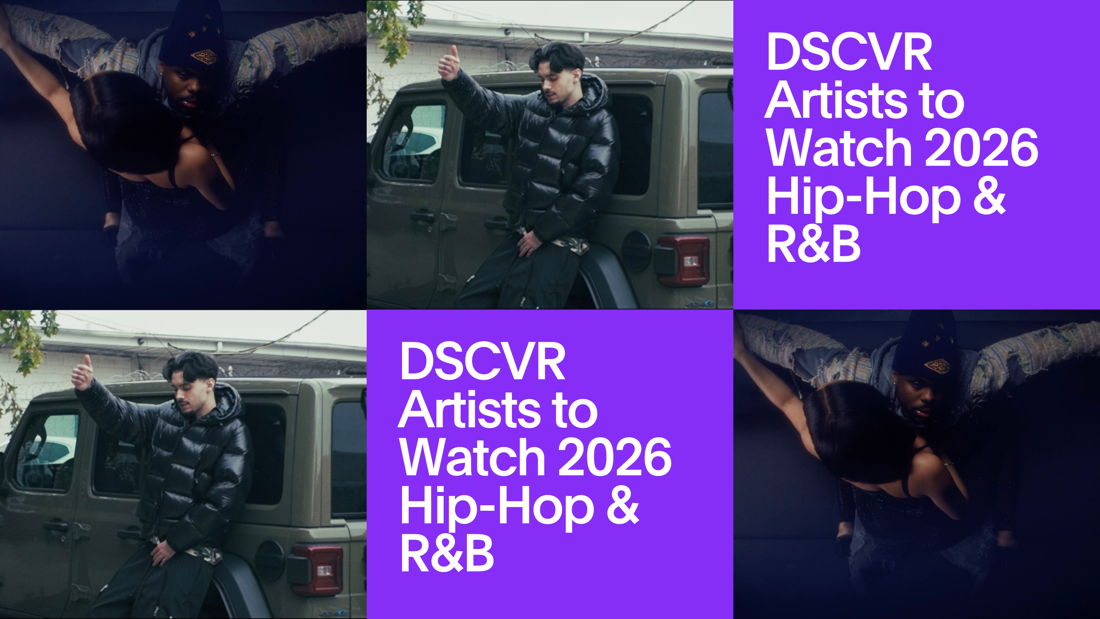 DSCVR Artists to Watch 2026 Hip-Hop & R&B