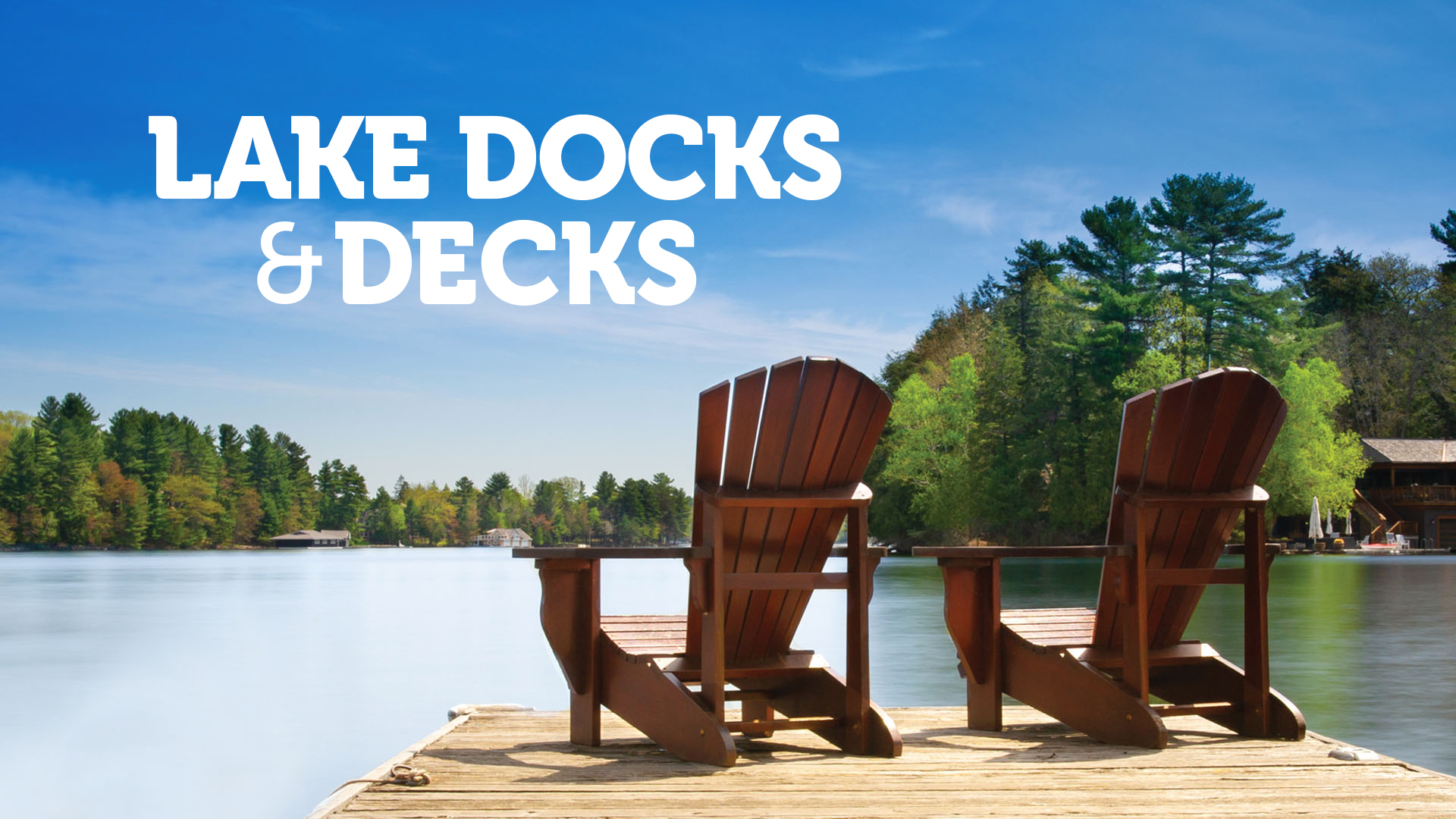 Muelles y Cubiertas Para Lagos