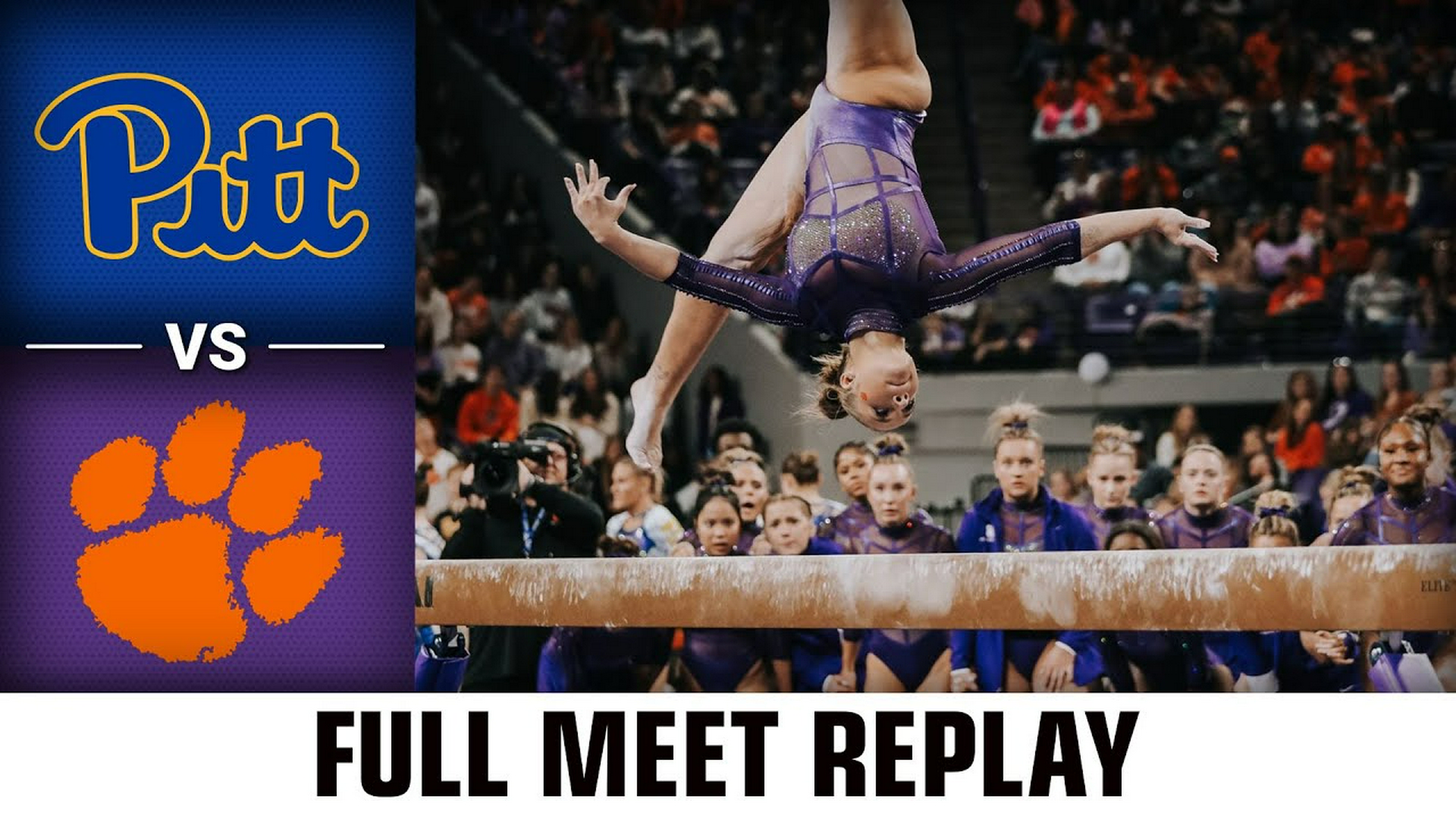 Pitt vs. Clemson (1.21.24) Gymnastics Replay