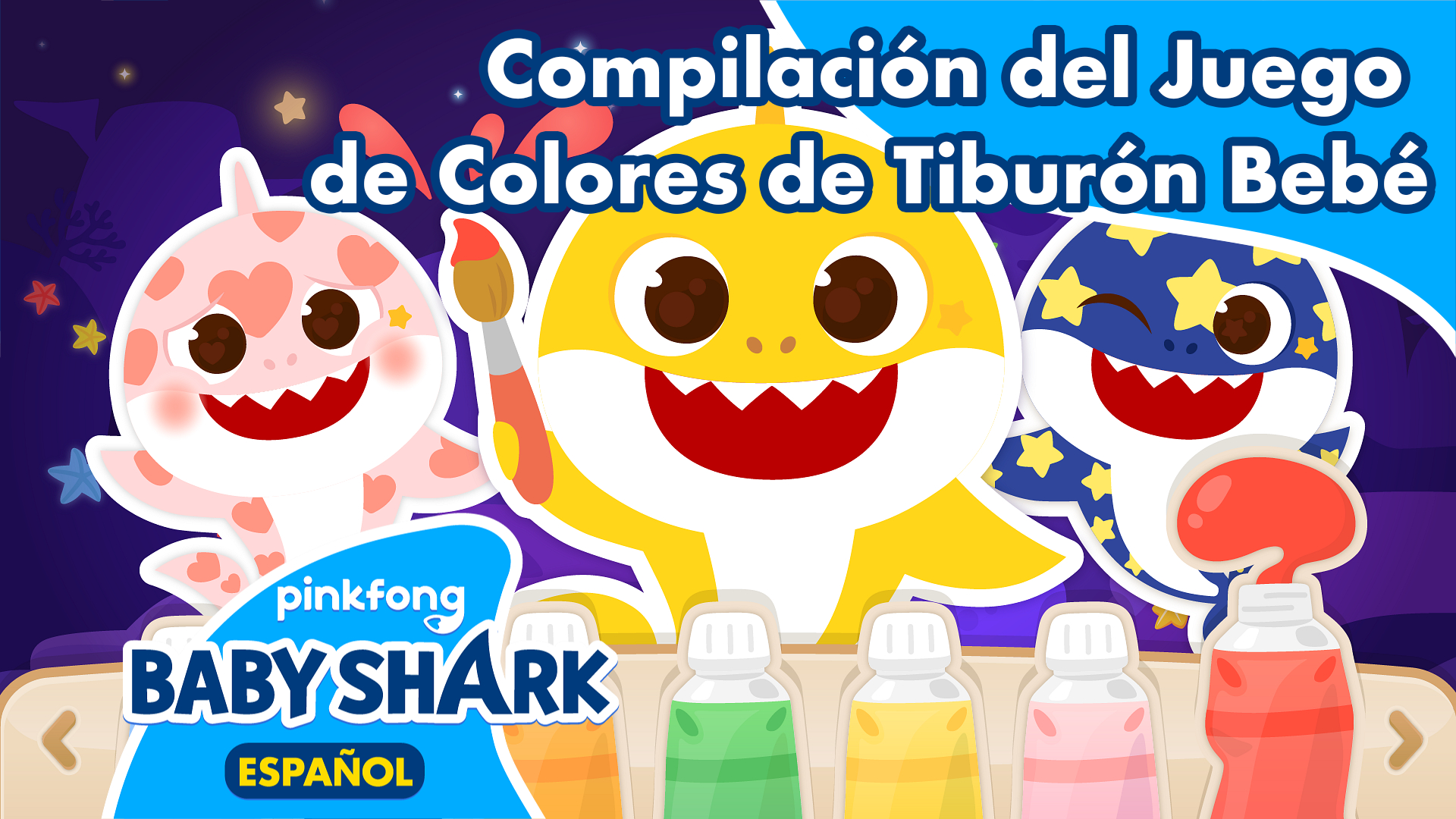 Compilación del Juego de Colores de Tiburón Bebé