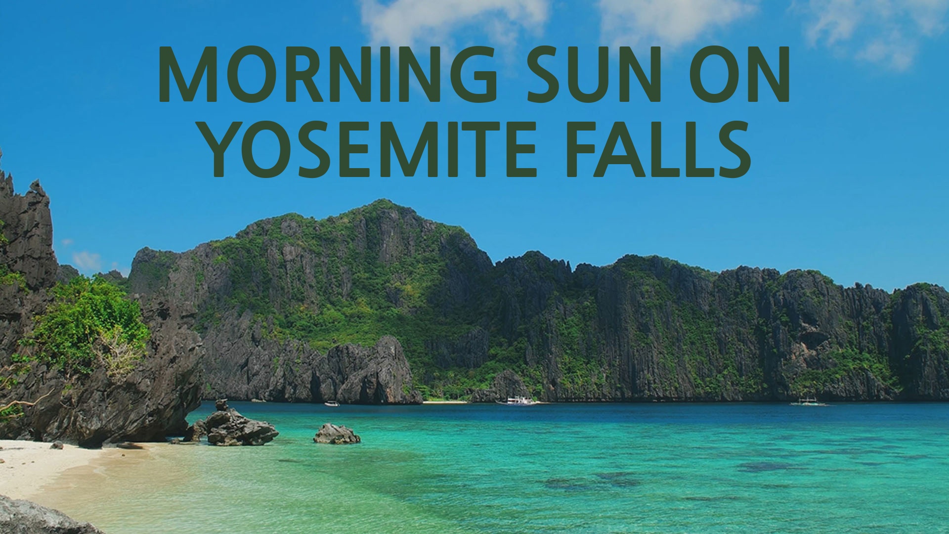 Morning Sun on Yosemite Falls