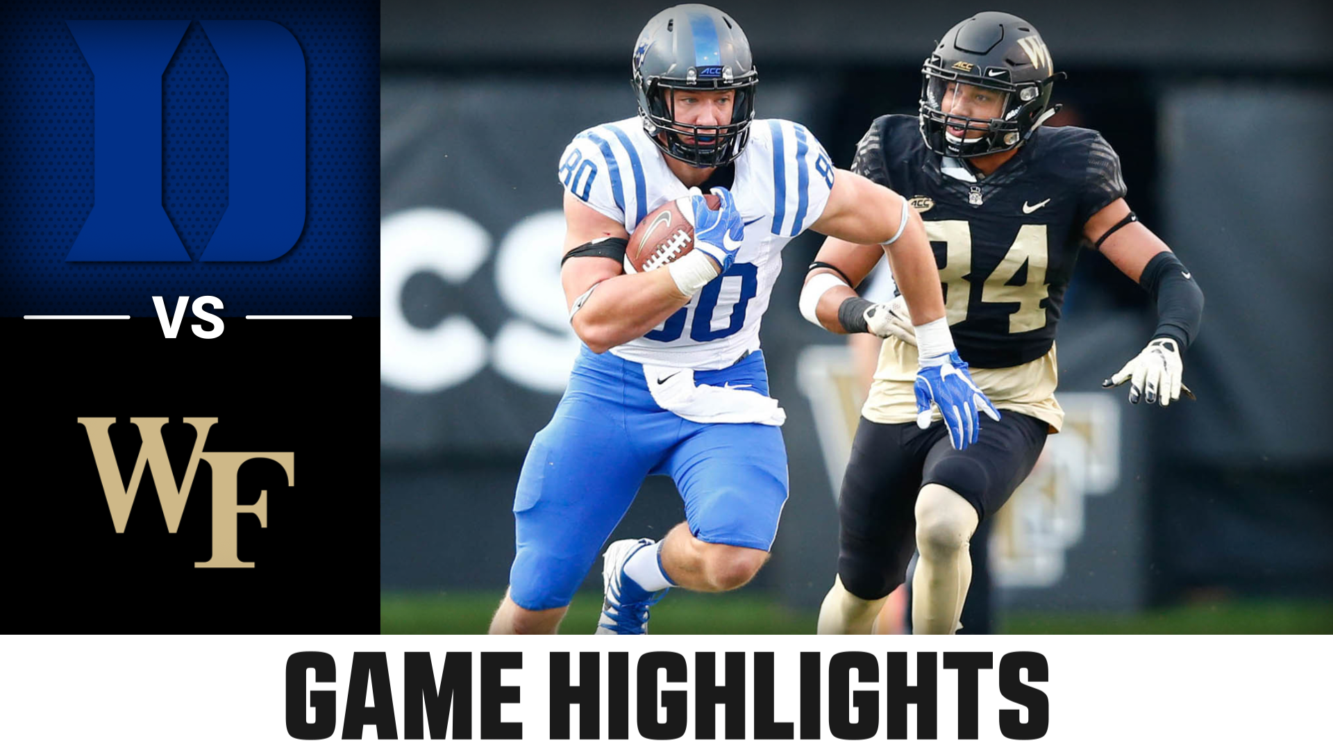 Duke vs. Wake Forest (11.25.17) Football Replay
