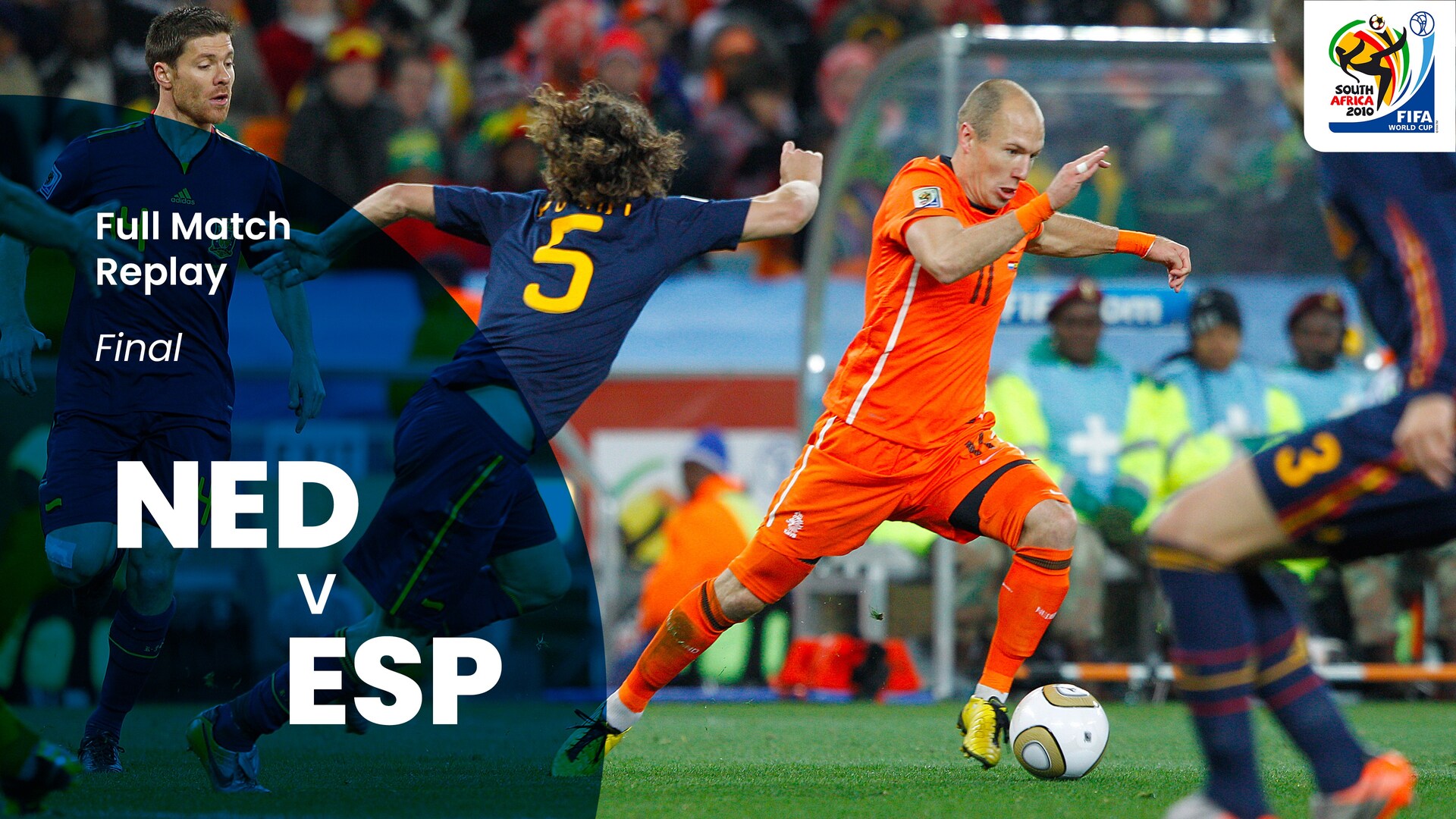 Países Bajos vs España | Final | Copa Mundial de la FIFA Sudáfrica 2010™ | Partido completo