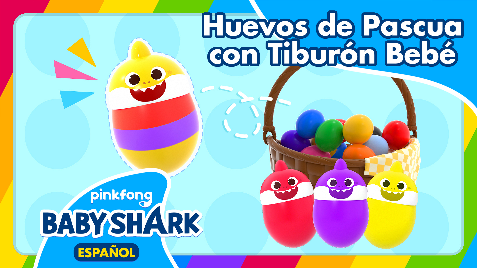 Huevos de Pascua con Tiburón Bebé