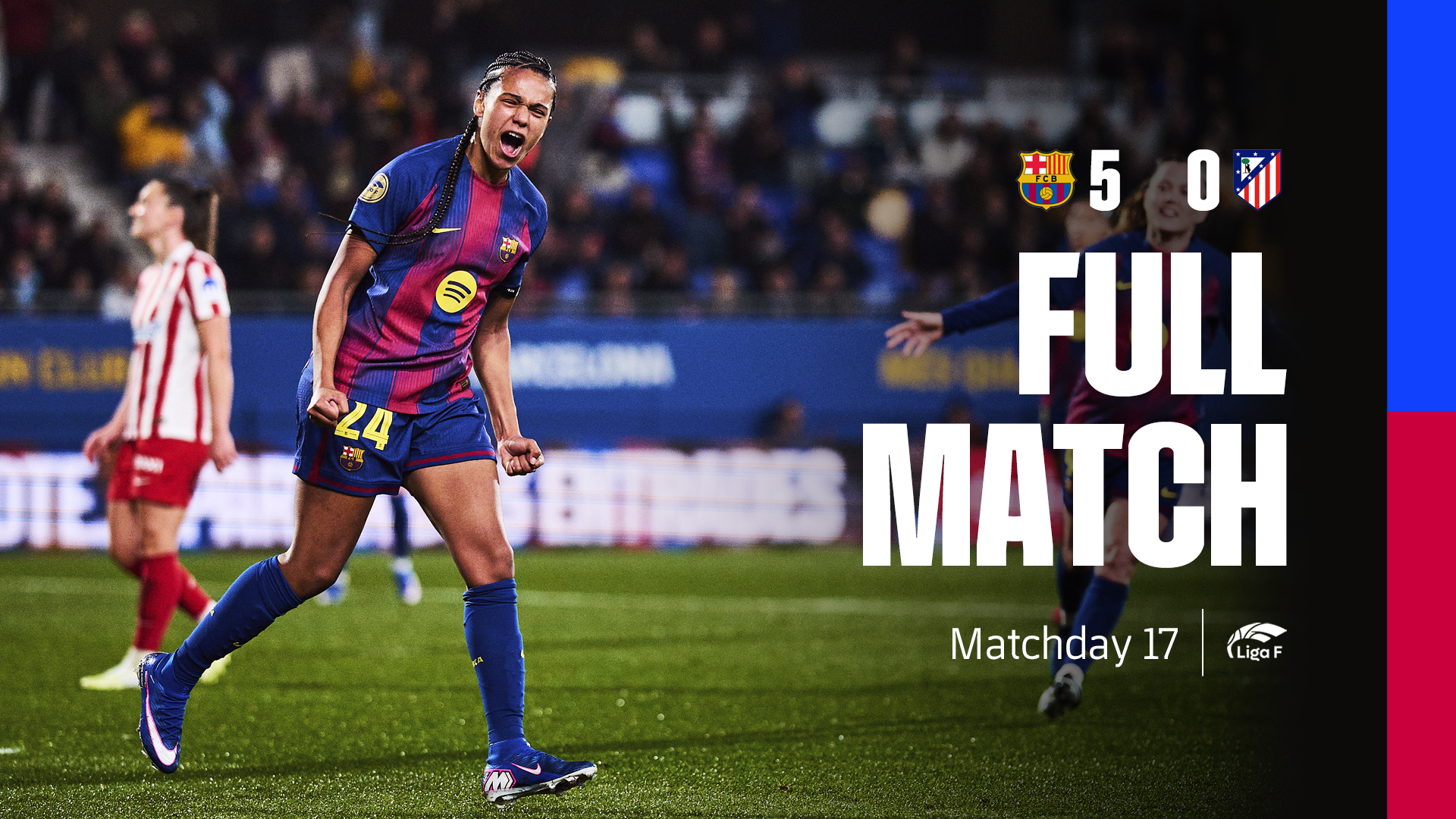 PARTIDO COMPLETO | Barça - Atlético de Madrid | Liga F 2025/2026