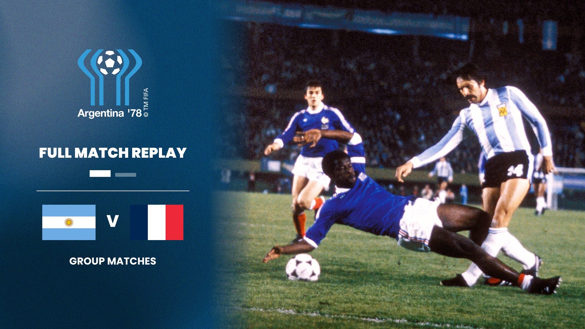 Argentina vs Francia | Fase de grupos | Copa Mundial de la FIFA Argentina 1978™ | Partido completo