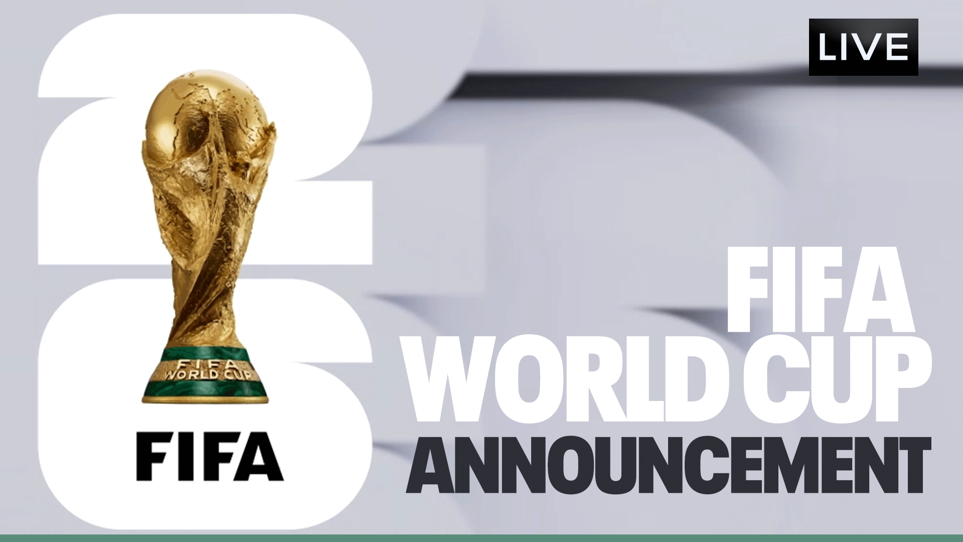 LIVE: FIFA World Cup Announcement