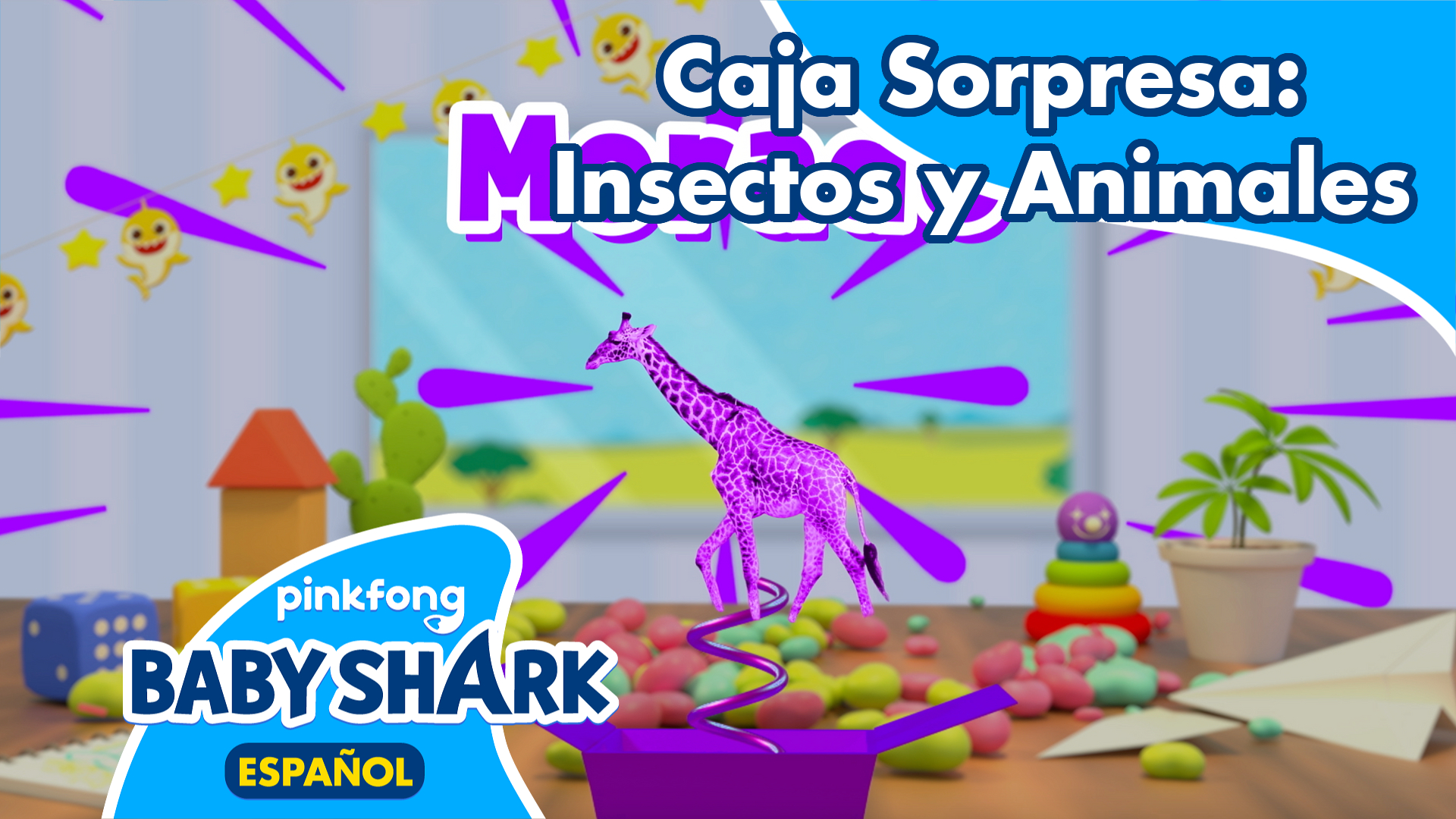 Caja Sorpresa con Tiburón Bebé: Insectos y Animales