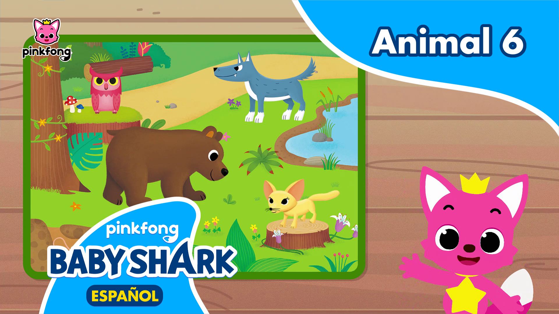 Al Escondite con Pinkfong Animal 6
