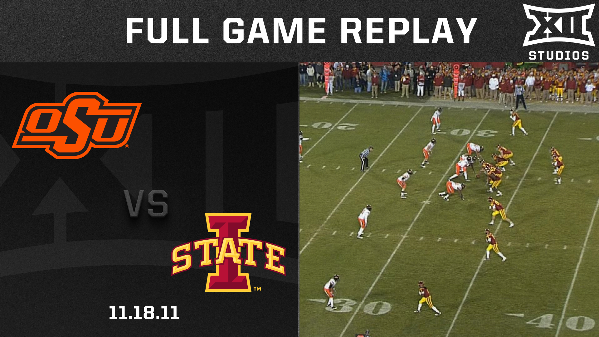 Oklahoma State vs. Iowa State Football 11.18.11