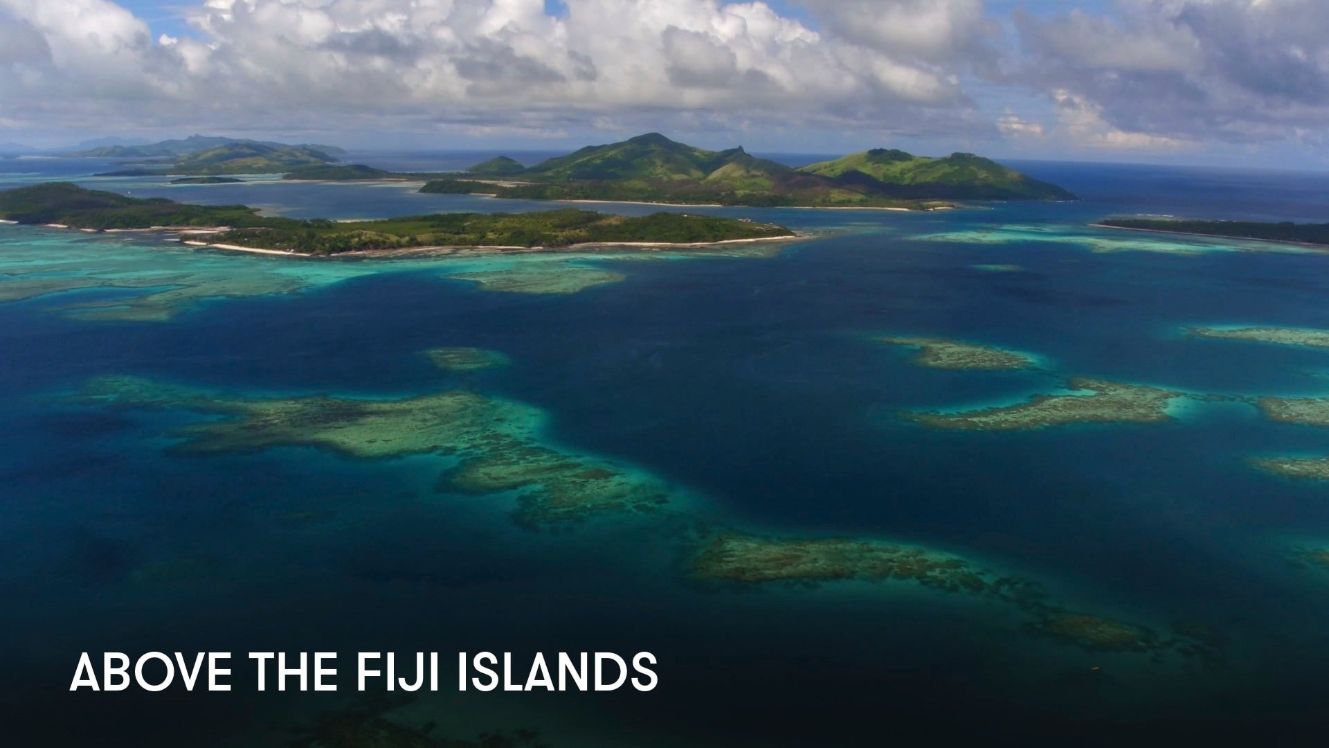 Above the Fiji Islands