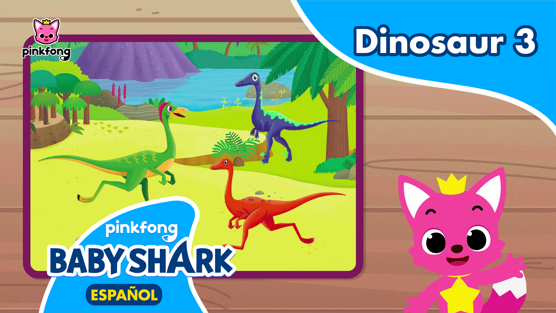 Al Escondite con Pinkfong Dinosaur 3