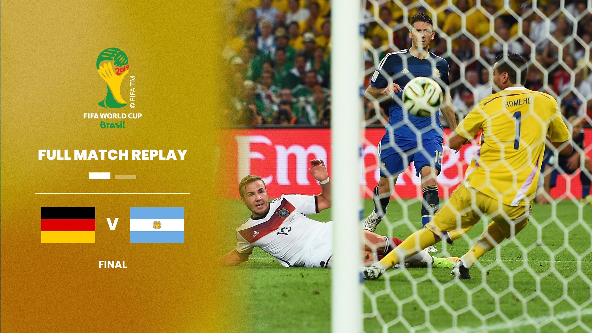 Alemania vs Argentina | Final | Copa Mundial de la FIFA Brasil 2014™ | Partido completo