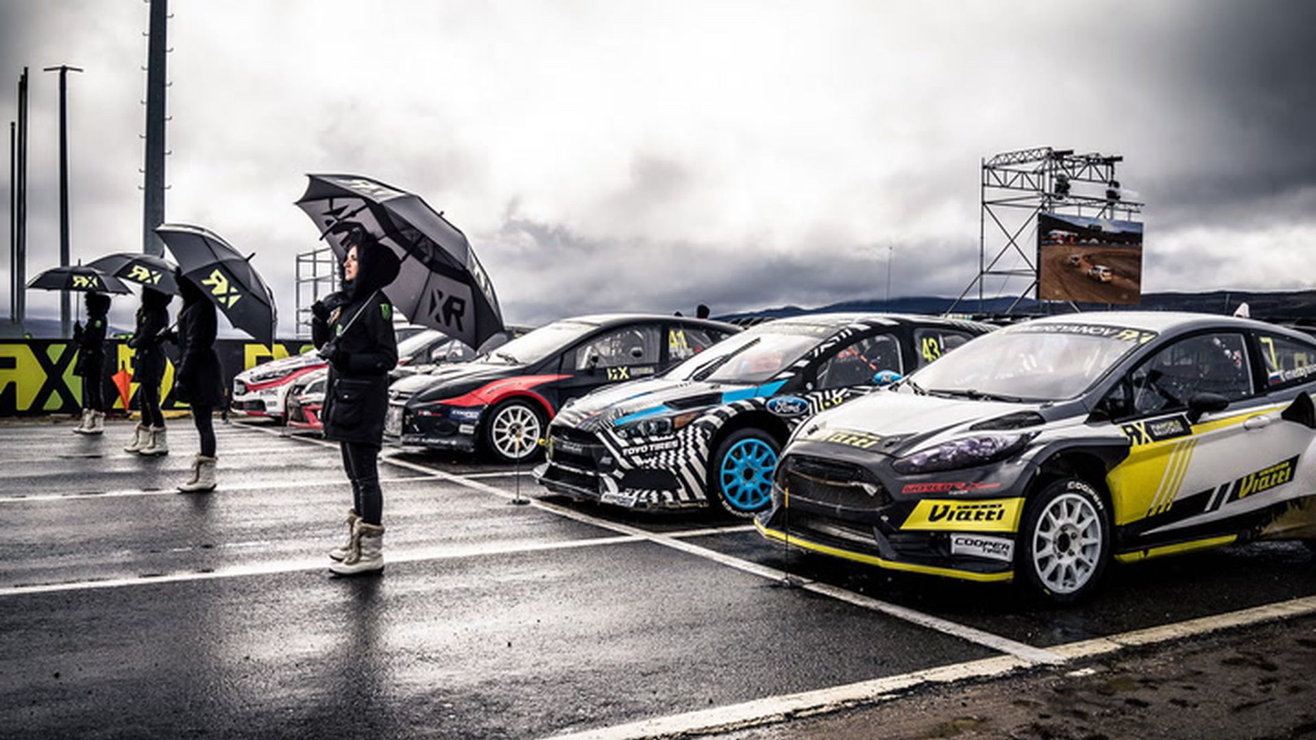 Ken Block bei der Rallyecross Weltmeisterschaft