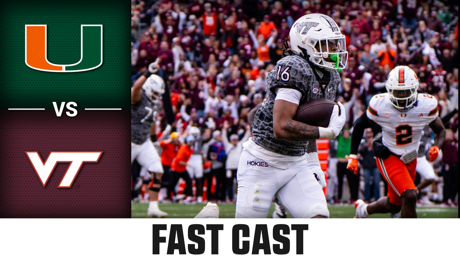 Miami vs. Virginia Tech 2025 Week 13 Fast Cast