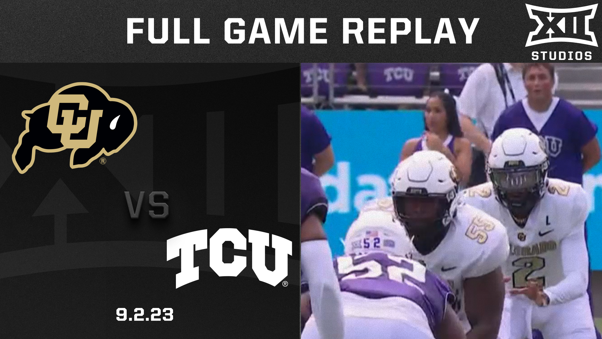 Colorado vs. TCU Football 9.2.23