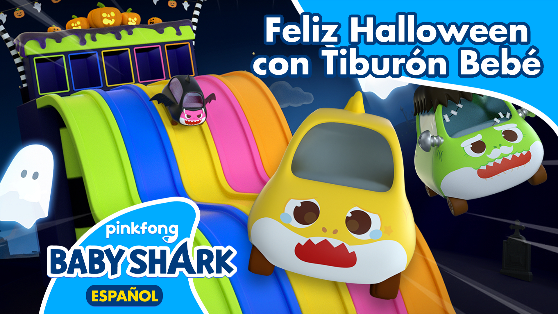Feliz Halloween con Tiburón Bebé