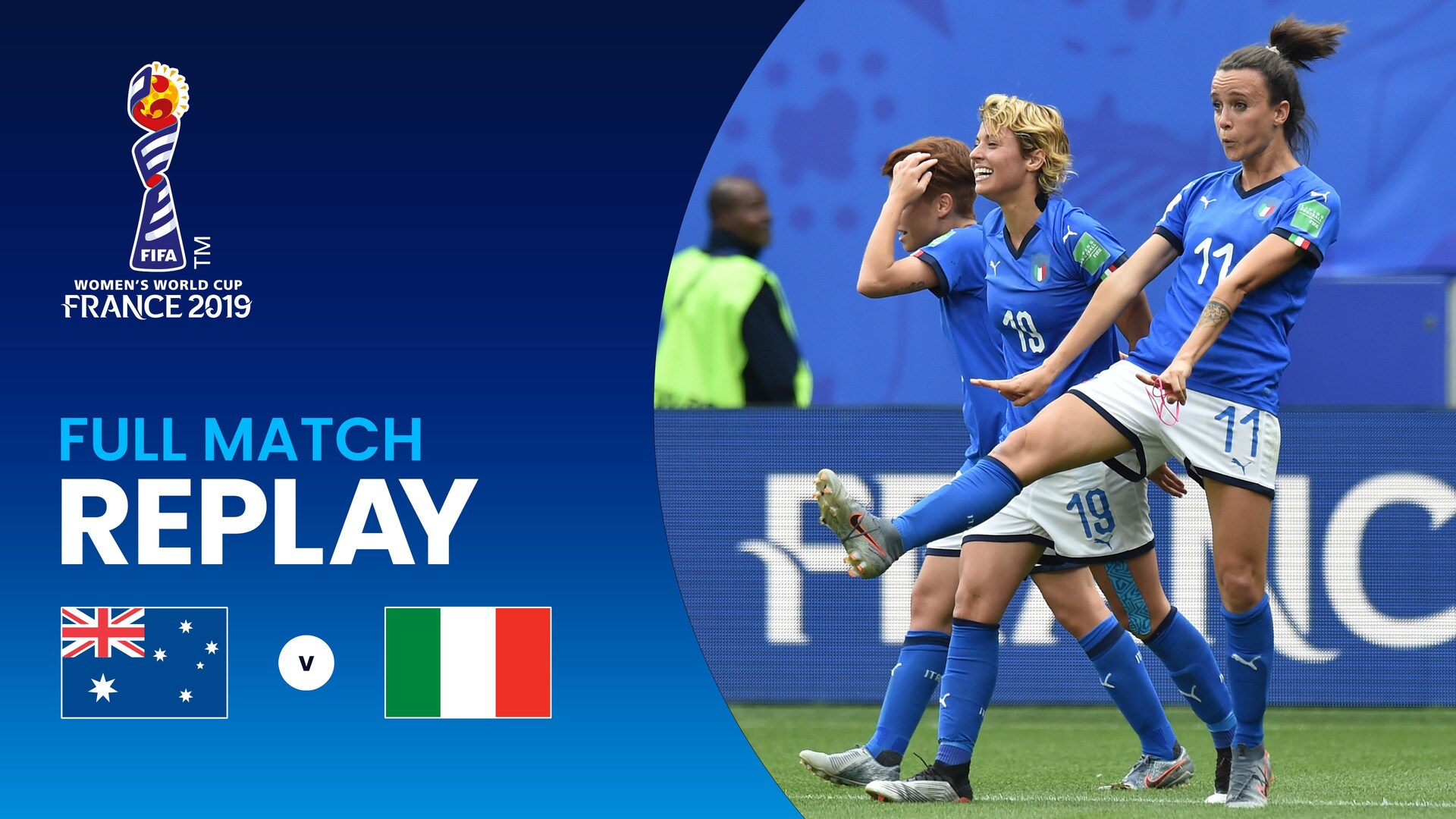 Australia v Italy | Group C | FIFA Women's World Cup France 2019™ | Full Match Replay