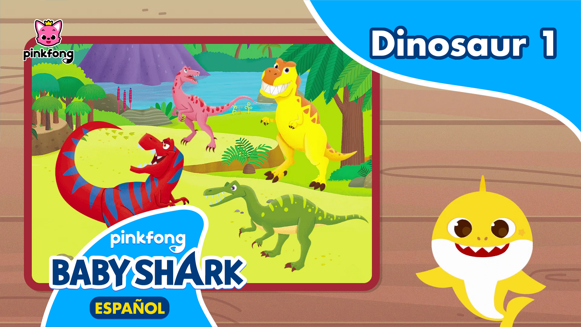 Al Escondite con Tiburón Bebé Dinosaur 1