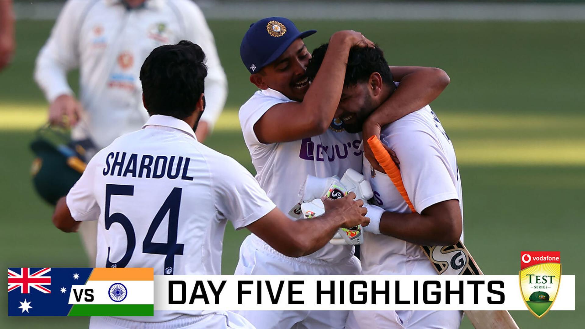 India claim stunning series win | RAPID REWIND | 2020/21 Border-Gavaskar Trophy | Fourth Test, Day 5