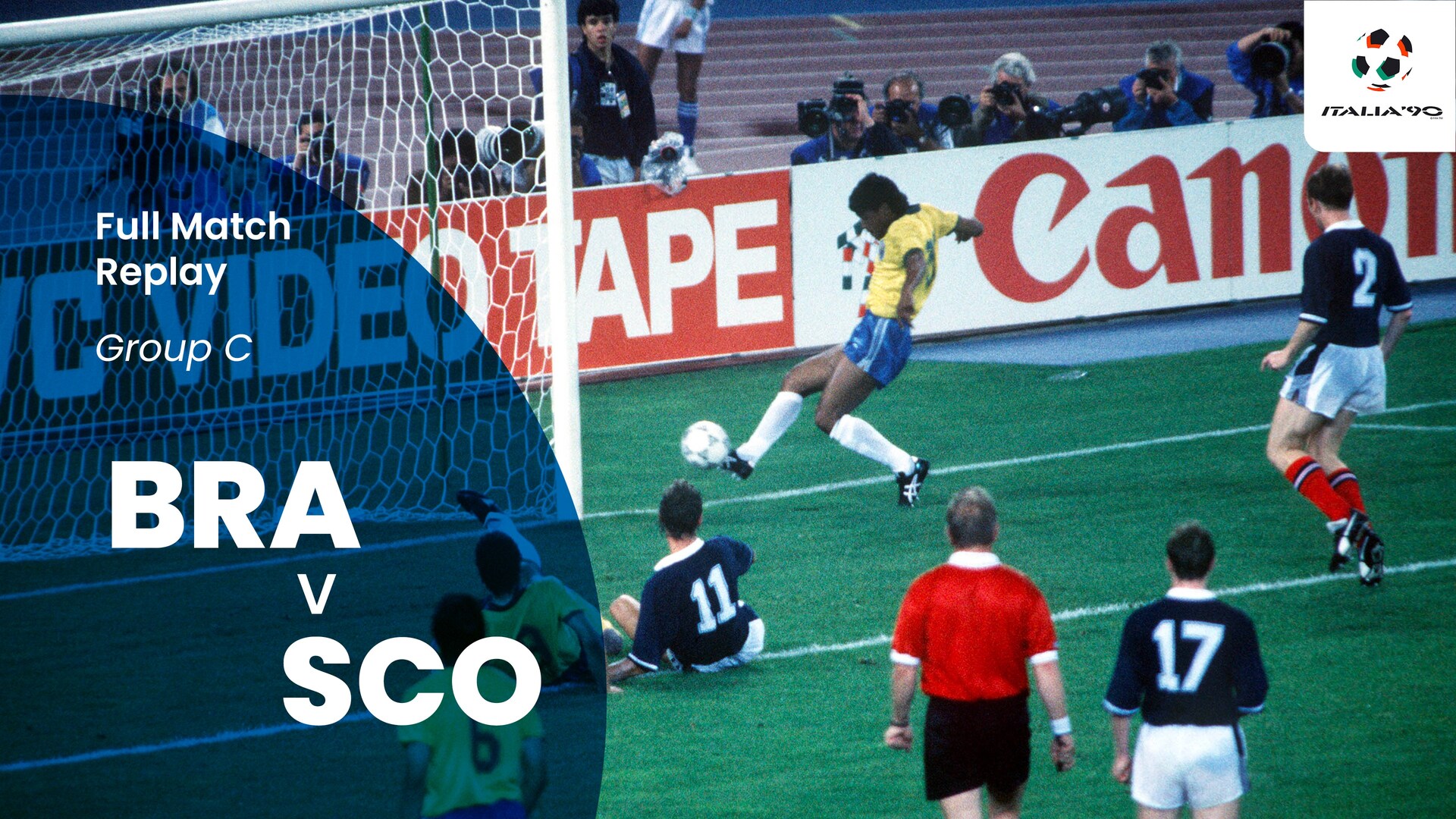 Brazil v Scotland | Group Matches | 1990 FIFA World Cup Italy™ | Full Match Replay