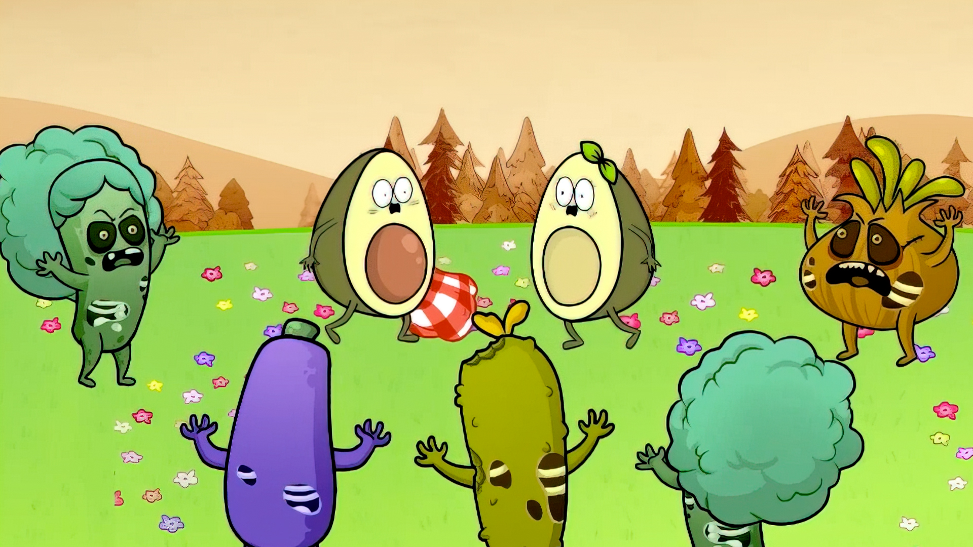 Zombie Apocalypse In The Vegetable World