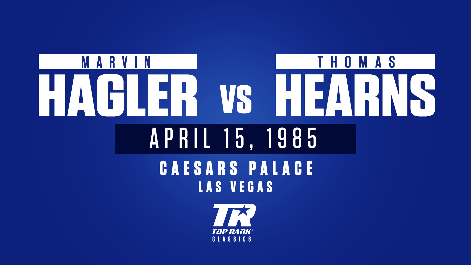 Marvin Hagler vs Thomas Hearns