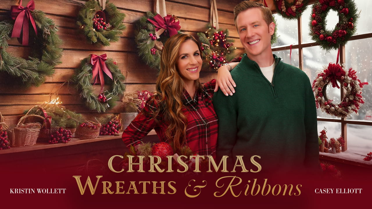 Christmas Wreaths and Ribbons