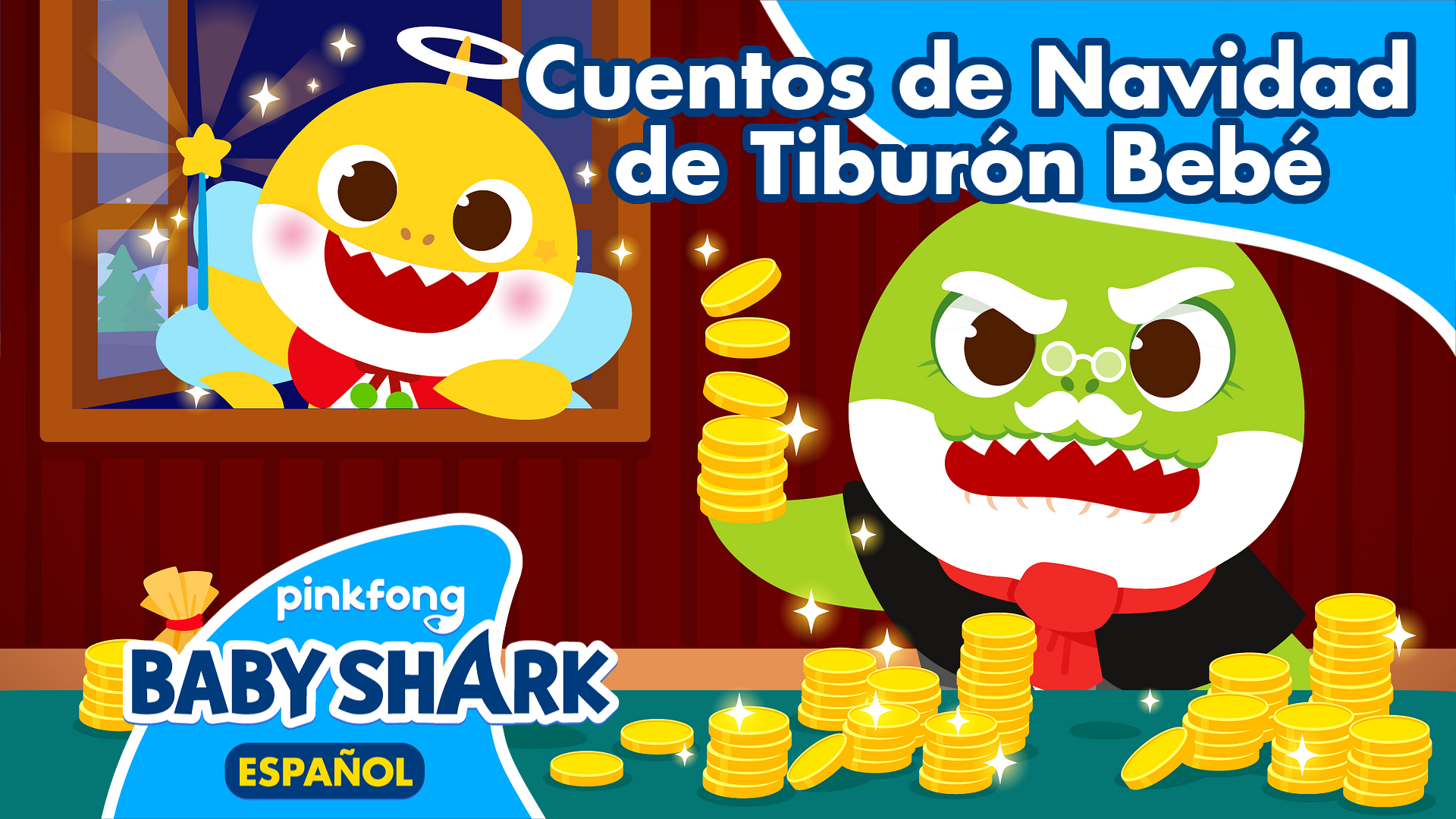 Cuentos de Navidad de Tiburón Bebé