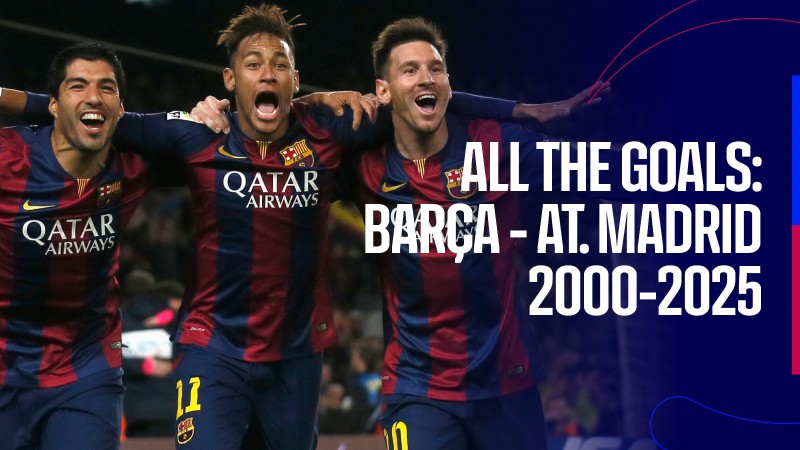 Todos los goles: Barça - Atlético de Madrid (2000-2025)